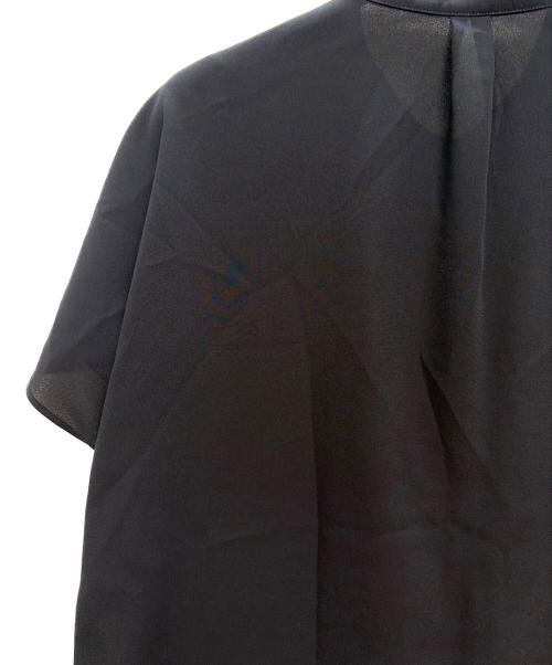 23区（ニジュウサンク）23区 (ニジュウサンク) 半袖ブラウス ネイビー サイズ:40の古着・服飾アイテム
