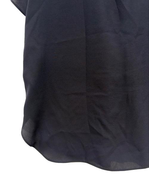23区（ニジュウサンク）23区 (ニジュウサンク) 半袖ブラウス ネイビー サイズ:40の古着・服飾アイテム