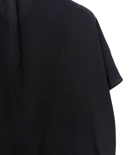 23区（ニジュウサンク）23区 (ニジュウサンク) 半袖ブラウス ネイビー サイズ:40の古着・服飾アイテム