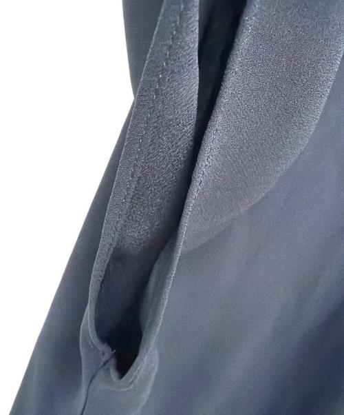 23区（ニジュウサンク）23区 (ニジュウサンク) 半袖ブラウス ネイビー サイズ:40の古着・服飾アイテム