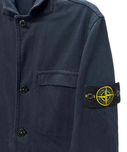 STONE ISLAND（ストーンアイランド）STONE ISLAND (ストーンアイランド) Jersey Strong Navy Cotton Blazer ネイビー サイズ:Sの古着・服飾アイテム