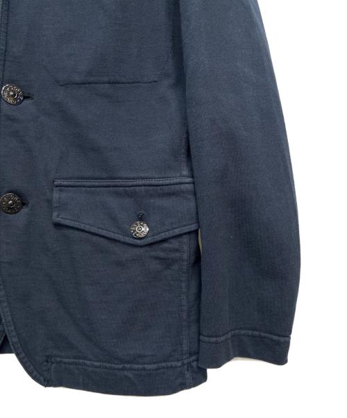 STONE ISLAND（ストーンアイランド）STONE ISLAND (ストーンアイランド) Jersey Strong Navy Cotton Blazer ネイビー サイズ:Sの古着・服飾アイテム