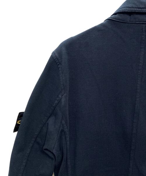 STONE ISLAND（ストーンアイランド）STONE ISLAND (ストーンアイランド) Jersey Strong Navy Cotton Blazer ネイビー サイズ:Sの古着・服飾アイテム
