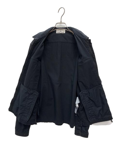 STONE ISLAND（ストーンアイランド）STONE ISLAND (ストーンアイランド) Marina Overshirt ブラック サイズ:Mの古着・服飾アイテム