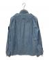 STONE ISLAND (ストーンアイランド) ウォッシュドコットン デニムシャツ ブルー サイズ:S：12000円