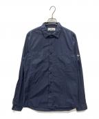 STONE ISLANDストーンアイランド）の古着「コットン タイプライターシャツ」｜ネイビー