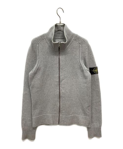 STONE ISLAND（ストーンアイランド）STONE ISLAND (ストーンアイランド) 薄手ニット グレー サイズ:Sの古着・服飾アイテム