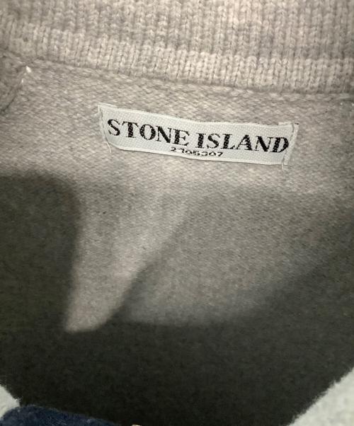 STONE ISLAND（ストーンアイランド）STONE ISLAND (ストーンアイランド) 薄手ニット グレー サイズ:Sの古着・服飾アイテム