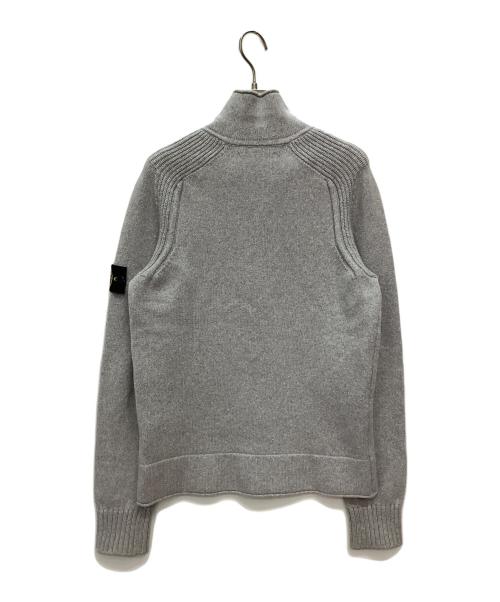 STONE ISLAND（ストーンアイランド）STONE ISLAND (ストーンアイランド) 薄手ニット グレー サイズ:Sの古着・服飾アイテム