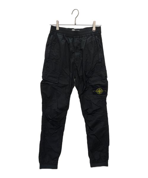 STONE ISLAND（ストーンアイランド）STONE ISLAND (ストーンアイランド) カーゴパンツ ブラック サイズ:W28の古着・服飾アイテム