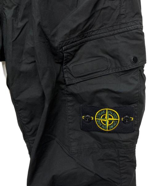 STONE ISLAND（ストーンアイランド）STONE ISLAND (ストーンアイランド) カーゴパンツ ブラック サイズ:W28の古着・服飾アイテム