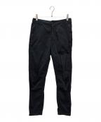 STONE ISLANDストーンアイランド）の古着「ロゴパッチテーパードパンツ」｜ブラック
