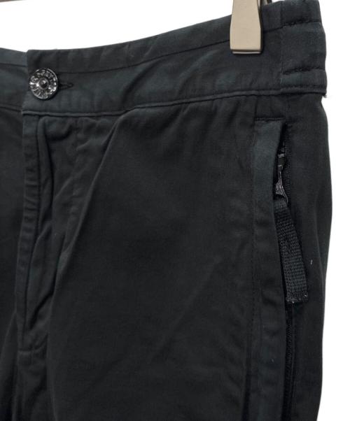 STONE ISLAND（ストーンアイランド）STONE ISLAND (ストーンアイランド) ロゴパッチテーパードパンツ ブラック サイズ:W28の古着・服飾アイテム