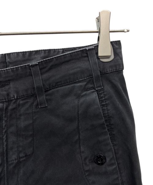 STONE ISLAND（ストーンアイランド）STONE ISLAND (ストーンアイランド) ギミックパンツ ブラック サイズ:44の古着・服飾アイテム
