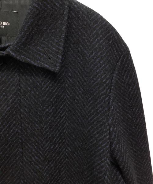 MEN'S BIGI（メンズビギ）MEN'S BIGI (メンズビギ) ステンカラーコート ネイビー サイズ:Lの古着・服飾アイテム