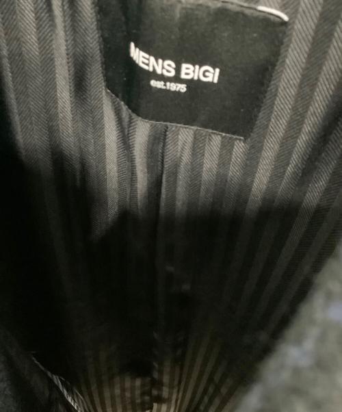 MEN'S BIGI（メンズビギ）MEN'S BIGI (メンズビギ) ステンカラーコート ネイビー サイズ:Lの古着・服飾アイテム