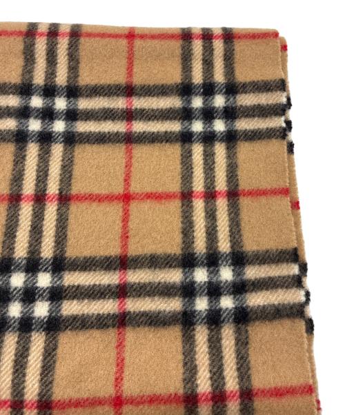 Burberrys（バーバリーズ）Burberrys (バーバリーズ) ノバチェック ウールマフラー ベージュ×ネイビーの古着・服飾アイテム