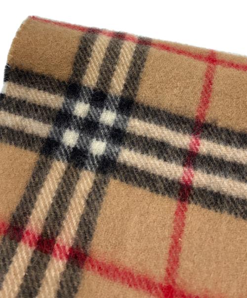 Burberrys（バーバリーズ）Burberrys (バーバリーズ) ノバチェック ウールマフラー ベージュ×ネイビーの古着・服飾アイテム