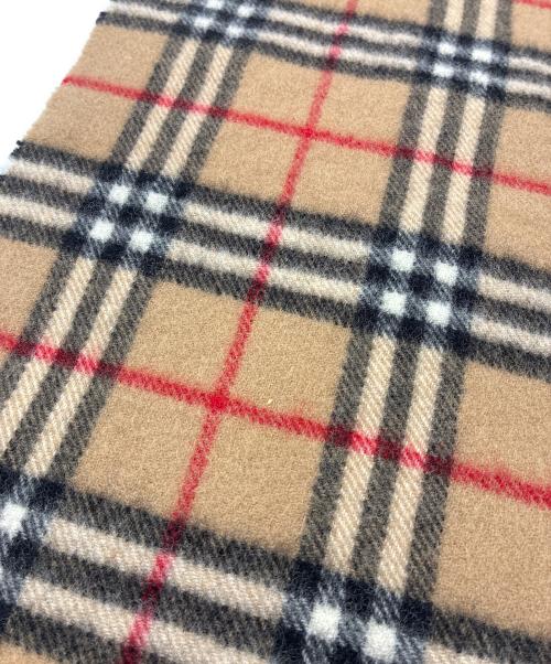 Burberrys（バーバリーズ）Burberrys (バーバリーズ) ノバチェック ウールマフラー ベージュ×ネイビーの古着・服飾アイテム
