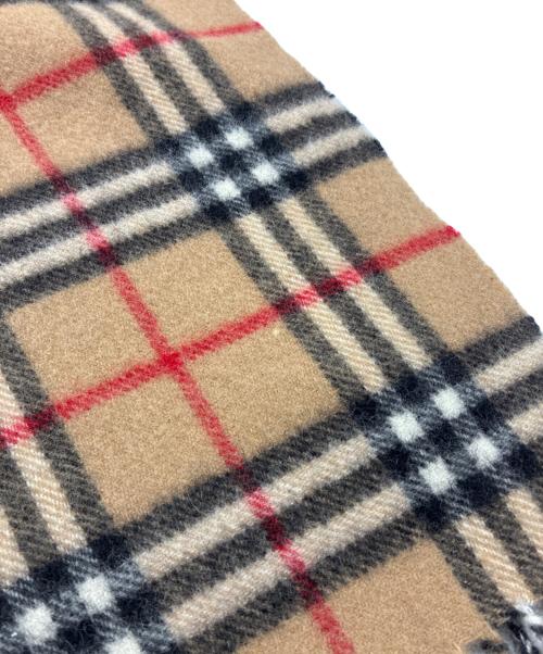 Burberrys（バーバリーズ）Burberrys (バーバリーズ) ノバチェック ウールマフラー ベージュ×ネイビーの古着・服飾アイテム