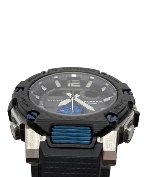 CASIO（カシオ）CASIO (カシオ) G-STEEL ソーラー腕時計 ブルーブラックの古着・服飾アイテム