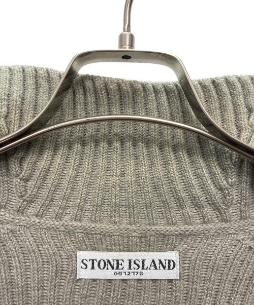 STONE ISLAND（ストーンアイランド）STONE ISLAND (ストーンアイランド) ドライバーズニット グレー サイズ:Sの古着・服飾アイテム