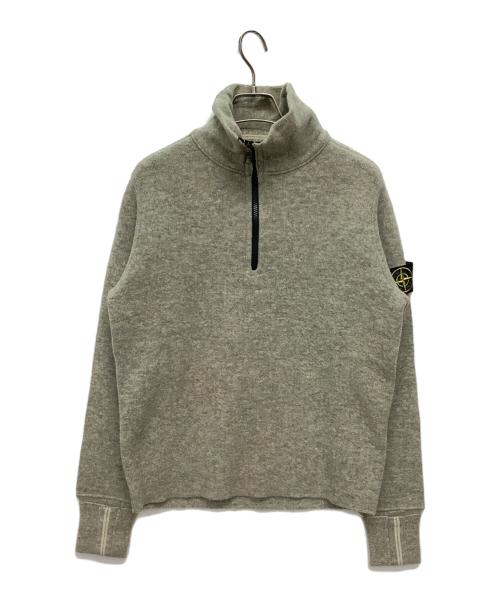 STONE ISLAND（ストーンアイランド）STONE ISLAND (ストーンアイランド) 厚手ニット グレー サイズ:Sの古着・服飾アイテム