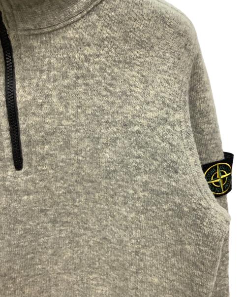 STONE ISLAND（ストーンアイランド）STONE ISLAND (ストーンアイランド) 厚手ニット グレー サイズ:Sの古着・服飾アイテム