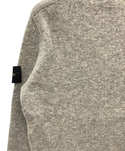 STONE ISLAND（ストーンアイランド）STONE ISLAND (ストーンアイランド) 厚手ニット グレー サイズ:Sの古着・服飾アイテム