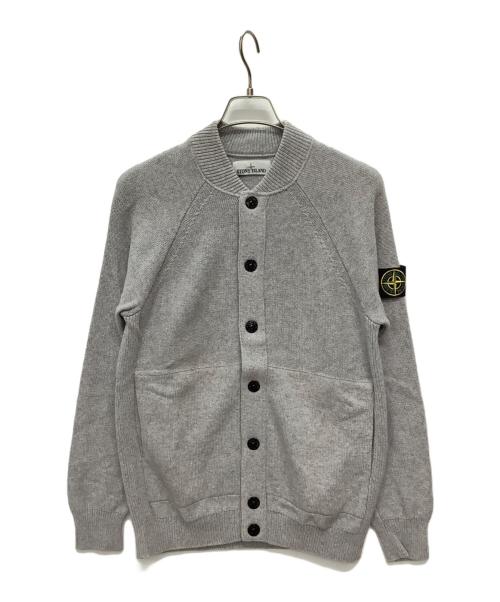 STONE ISLAND（ストーンアイランド）STONE ISLAND (ストーンアイランド) 薄手カーディガン グレー サイズ:Sの古着・服飾アイテム