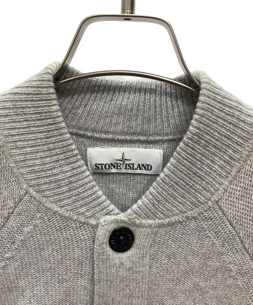 STONE ISLAND（ストーンアイランド）STONE ISLAND (ストーンアイランド) 薄手カーディガン グレー サイズ:Sの古着・服飾アイテム