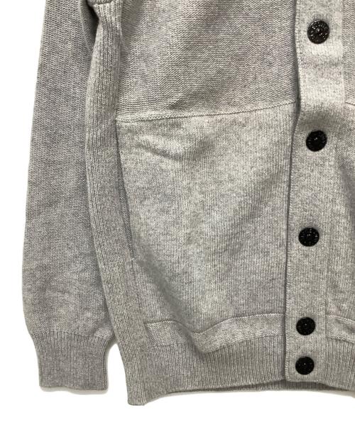 STONE ISLAND（ストーンアイランド）STONE ISLAND (ストーンアイランド) 薄手カーディガン グレー サイズ:Sの古着・服飾アイテム