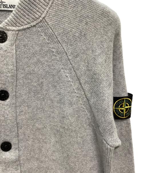 STONE ISLAND（ストーンアイランド）STONE ISLAND (ストーンアイランド) 薄手カーディガン グレー サイズ:Sの古着・服飾アイテム