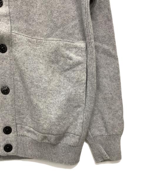 STONE ISLAND（ストーンアイランド）STONE ISLAND (ストーンアイランド) 薄手カーディガン グレー サイズ:Sの古着・服飾アイテム