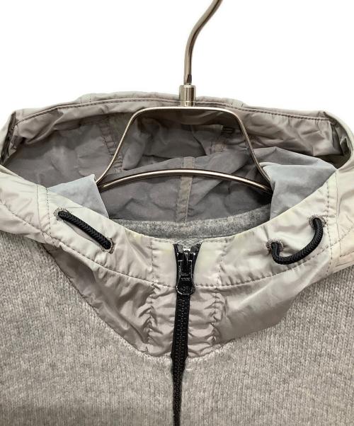 STONE ISLAND（ストーンアイランド）STONE ISLAND (ストーンアイランド) フルジップニットパーカージャケット グレー サイズ:Sの古着・服飾アイテム