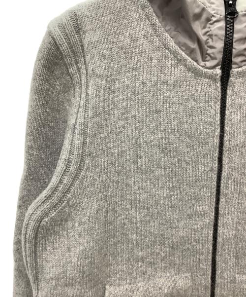 STONE ISLAND（ストーンアイランド）STONE ISLAND (ストーンアイランド) フルジップニットパーカージャケット グレー サイズ:Sの古着・服飾アイテム