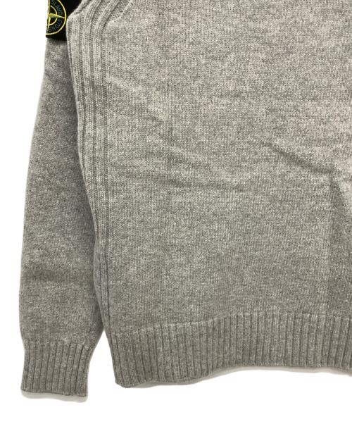 STONE ISLAND（ストーンアイランド）STONE ISLAND (ストーンアイランド) フルジップニットパーカージャケット グレー サイズ:Sの古着・服飾アイテム