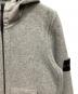 中古・古着 STONE ISLAND (ストーンアイランド) フルジップニットパーカージャケット グレー サイズ:S：23000円
