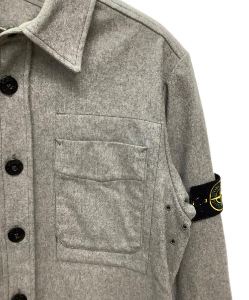 STONE ISLAND（ストーンアイランド）STONE ISLAND (ストーンアイランド) 長袖シャツ グレー サイズ:Sの古着・服飾アイテム