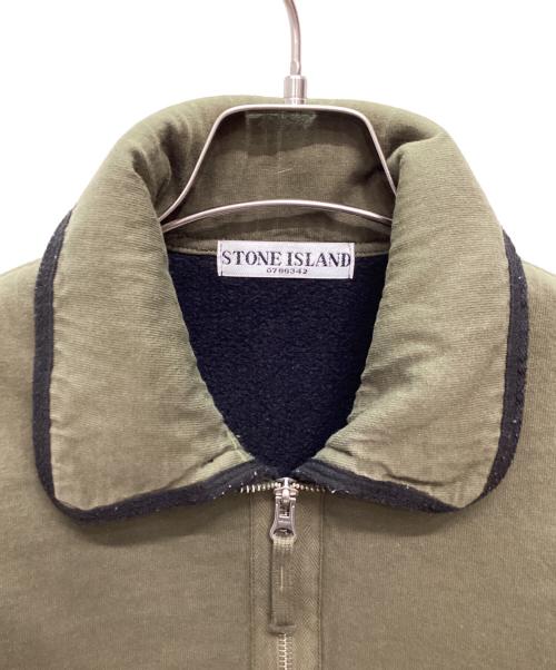 STONE ISLAND（ストーンアイランド）STONE ISLAND (ストーンアイランド) フルジップスウェットシャツジャケット オリーブ サイズ:Sの古着・服飾アイテム