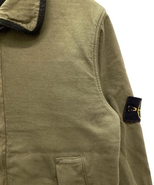 STONE ISLAND（ストーンアイランド）STONE ISLAND (ストーンアイランド) フルジップスウェットシャツジャケット オリーブ サイズ:Sの古着・服飾アイテム