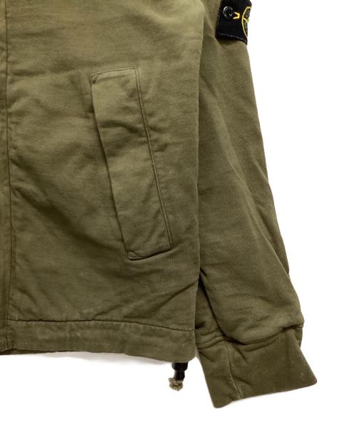 STONE ISLAND（ストーンアイランド）STONE ISLAND (ストーンアイランド) フルジップスウェットシャツジャケット オリーブ サイズ:Sの古着・服飾アイテム