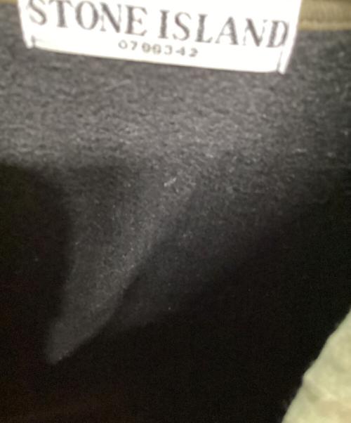 STONE ISLAND（ストーンアイランド）STONE ISLAND (ストーンアイランド) フルジップスウェットシャツジャケット オリーブ サイズ:Sの古着・服飾アイテム