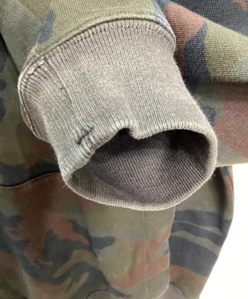 STONE ISLAND（ストーンアイランド）STONE ISLAND (ストーンアイランド) ハーフジップパーカー ブラウン×ブラック サイズ:Sの古着・服飾アイテム