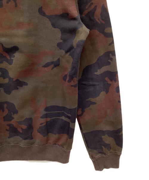 STONE ISLAND（ストーンアイランド）STONE ISLAND (ストーンアイランド) ハーフジップパーカー ブラウン×ブラック サイズ:Sの古着・服飾アイテム