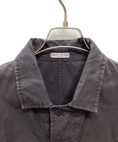 STONE ISLAND（ストーンアイランド）STONE ISLAND (ストーンアイランド) シャツジャケット ブラック サイズ:Sの古着・服飾アイテム