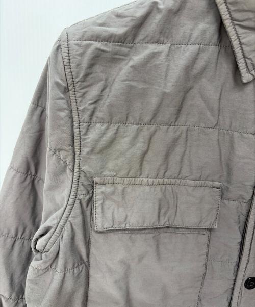 STONE ISLAND（ストーンアイランド）STONE ISLAND (ストーンアイランド) ガーメント パディングシャツジャケット グレー サイズ:Sの古着・服飾アイテム