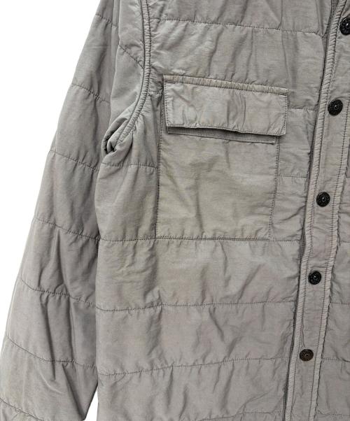 STONE ISLAND（ストーンアイランド）STONE ISLAND (ストーンアイランド) ガーメント パディングシャツジャケット グレー サイズ:Sの古着・服飾アイテム