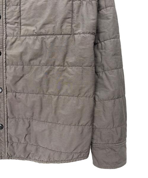 STONE ISLAND（ストーンアイランド）STONE ISLAND (ストーンアイランド) ガーメント パディングシャツジャケット グレー サイズ:Sの古着・服飾アイテム