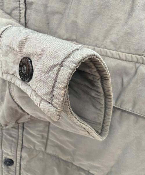 STONE ISLAND（ストーンアイランド）STONE ISLAND (ストーンアイランド) ガーメント パディングシャツジャケット グレー サイズ:Sの古着・服飾アイテム